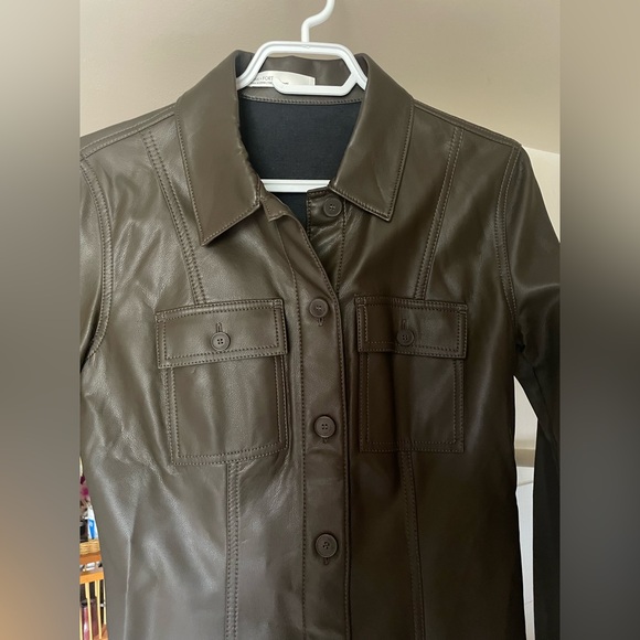 OAK+FORT Leather Jacket - Picture 2 of 3